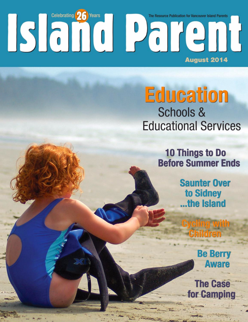 Island Parent August 2014 cover